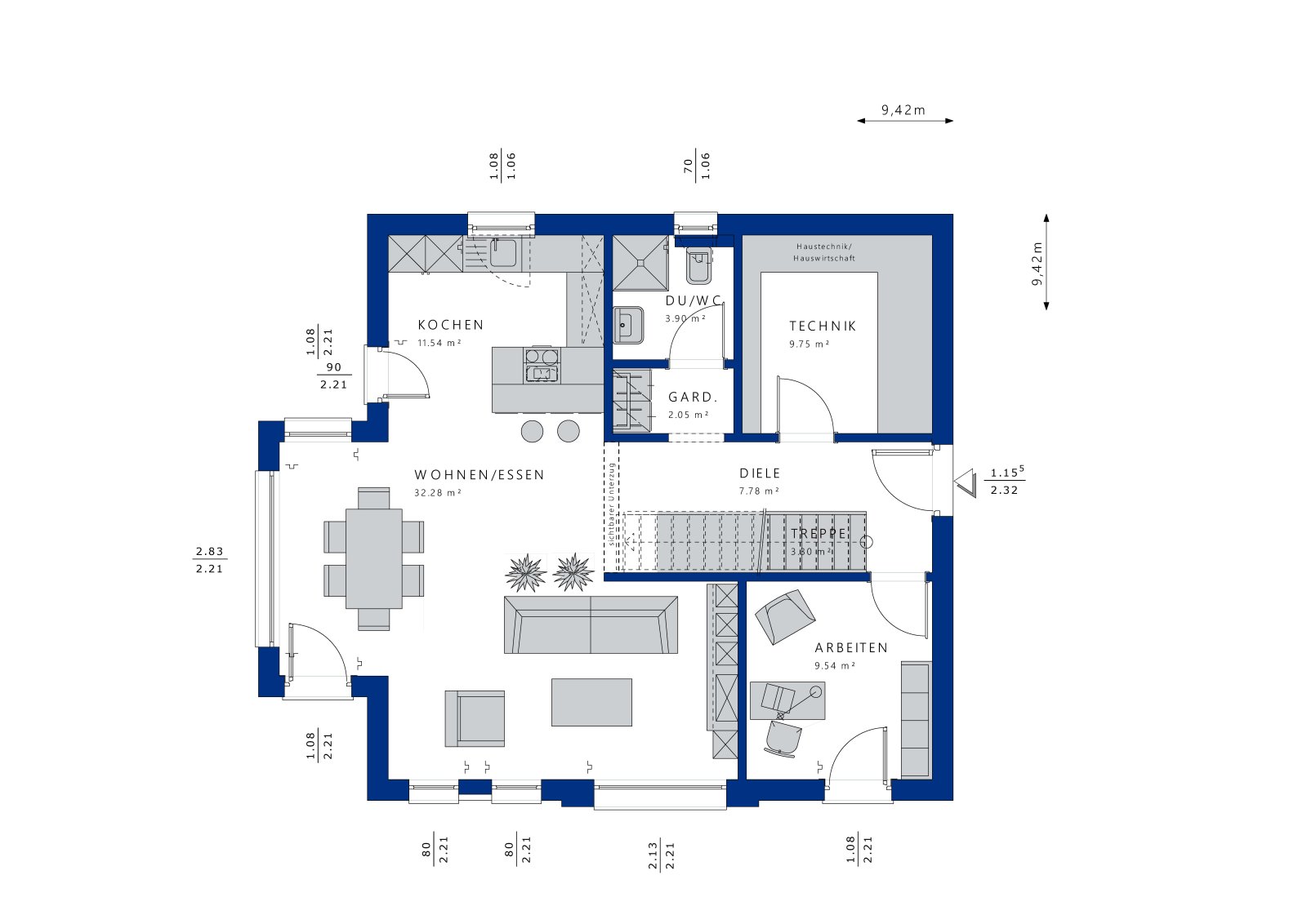 Maßgeschneidertes Design trifft Komfort - Schlüsselfertig - Neubaugebiet Sontheim